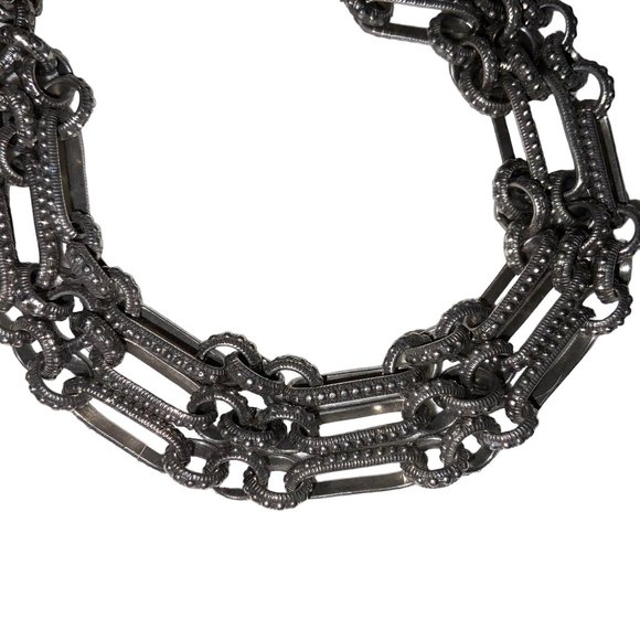 Vintage Barry Kieselstein Cord Sterling Silver Frog Multi Chain Bracelet - Picture 2 of 10